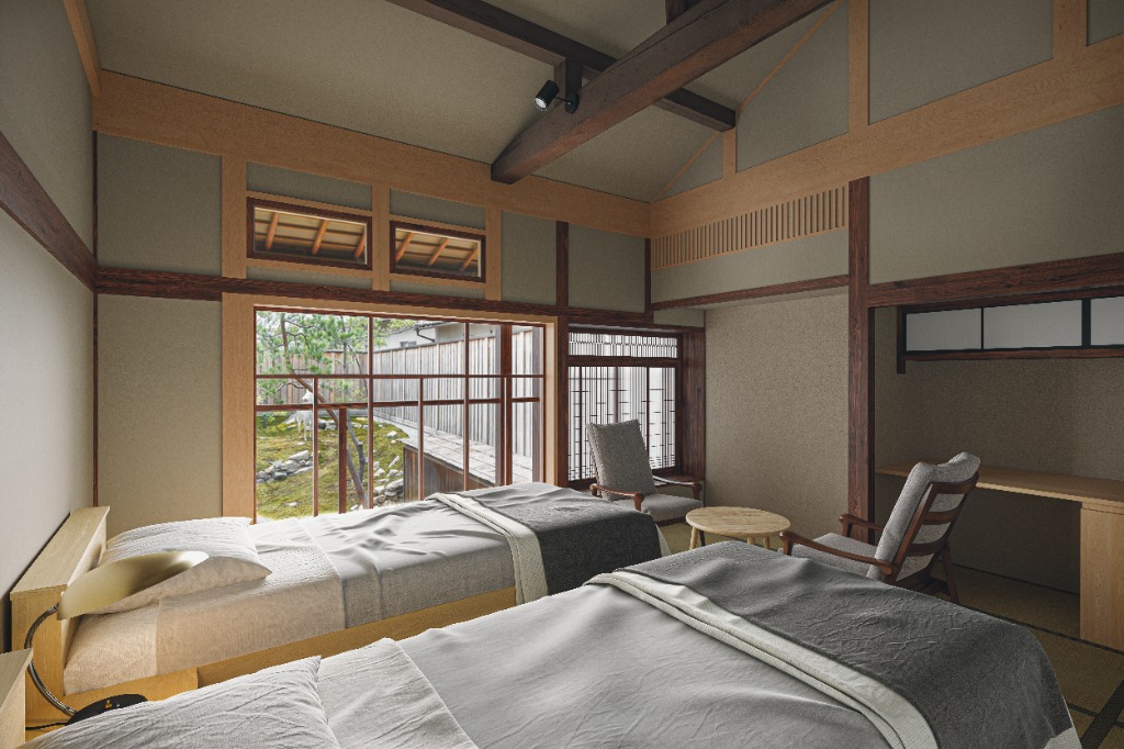 Traditional Japanese Ryokan Suite 3DCG ArchViz