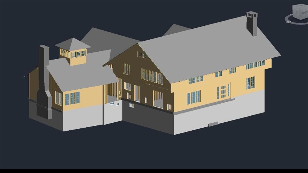 Heritage Villa & Tower Scan to BIM Revit 3D Model